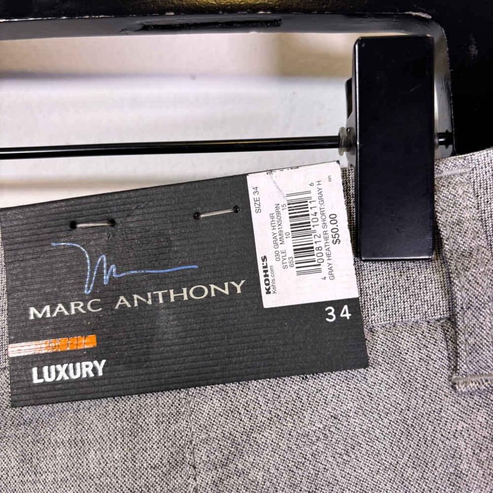 NWT Marc Anthony Gray Shorts - Picture 6 of 6